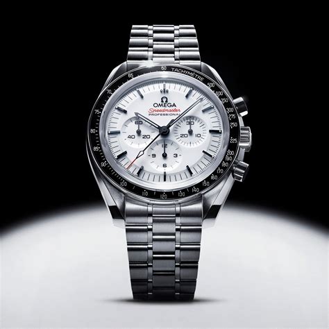 omega black dial|omega white dial moonwatch.